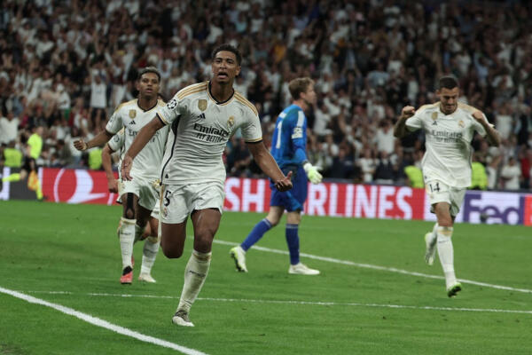 Real Madrid vence en la última jugada a Unión Berlín con anotación de Jude Bellingham