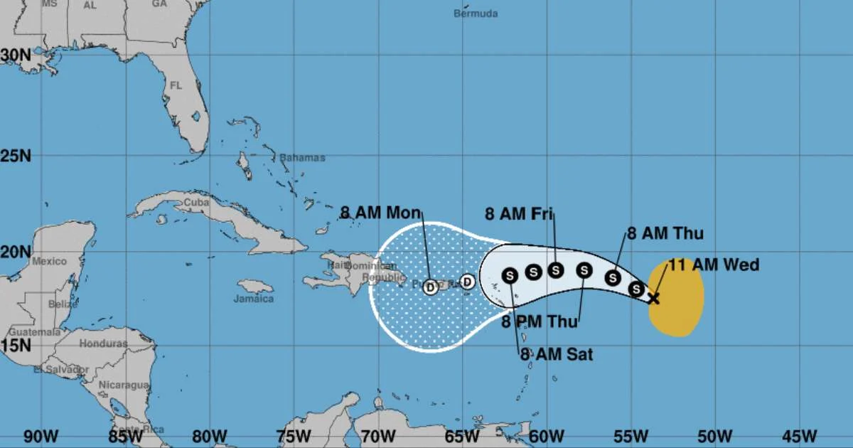 Onamet pronostica tormenta tropical Philippe podría cambiar su trayectoria
