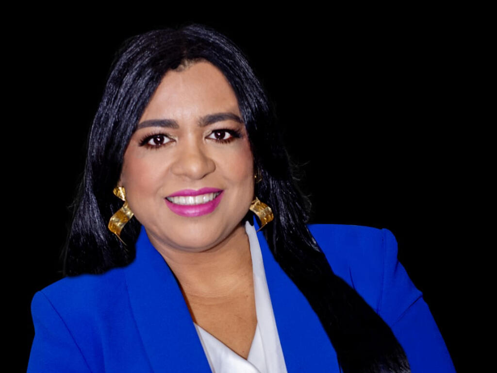 La aspirante a alcaldesa de Santo Domingo Este por el Partido Revolucionario Dominicano (PRD), Wanda Rosado. 