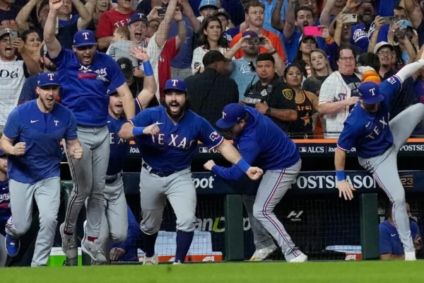 Los Texas Rangers se apoderarán de su primera Serie Mundial en cinco juegos
