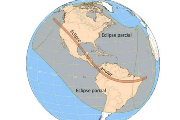 El eclipse anular se podrá ver mañana en América