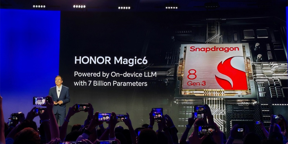 El HONOR Magic6, un modelo grande de lenguaje impulsado por la plataforma móvil Snapdragon 8 Gen 3