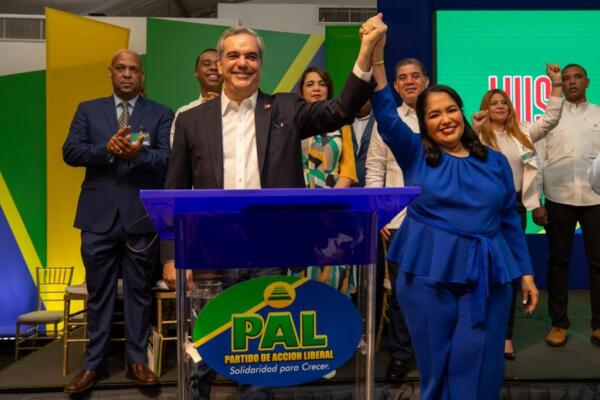 Luis Abinader es proclamado candidato presidencial del PAL, fuente externa. 