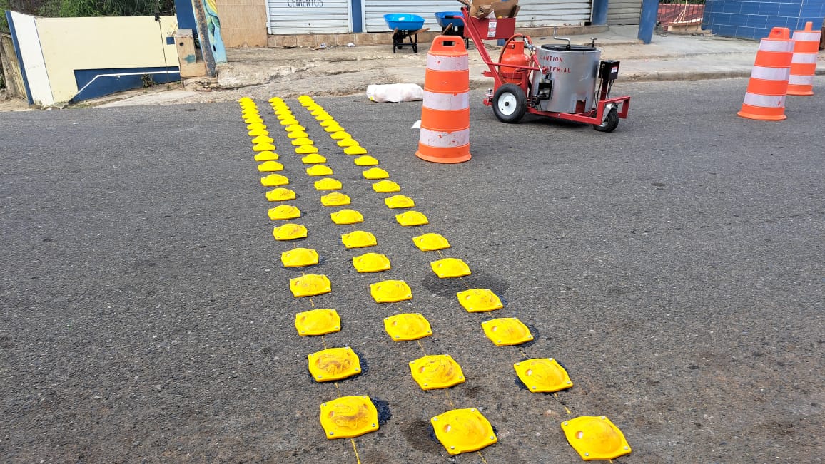 Colocan reductores de velocidad en Don Juan para reducir accidentes de tránsito