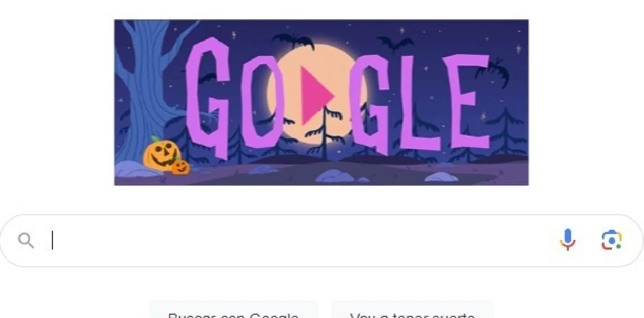 Google entra no clima de Halloween com fantasmas e novo doodle