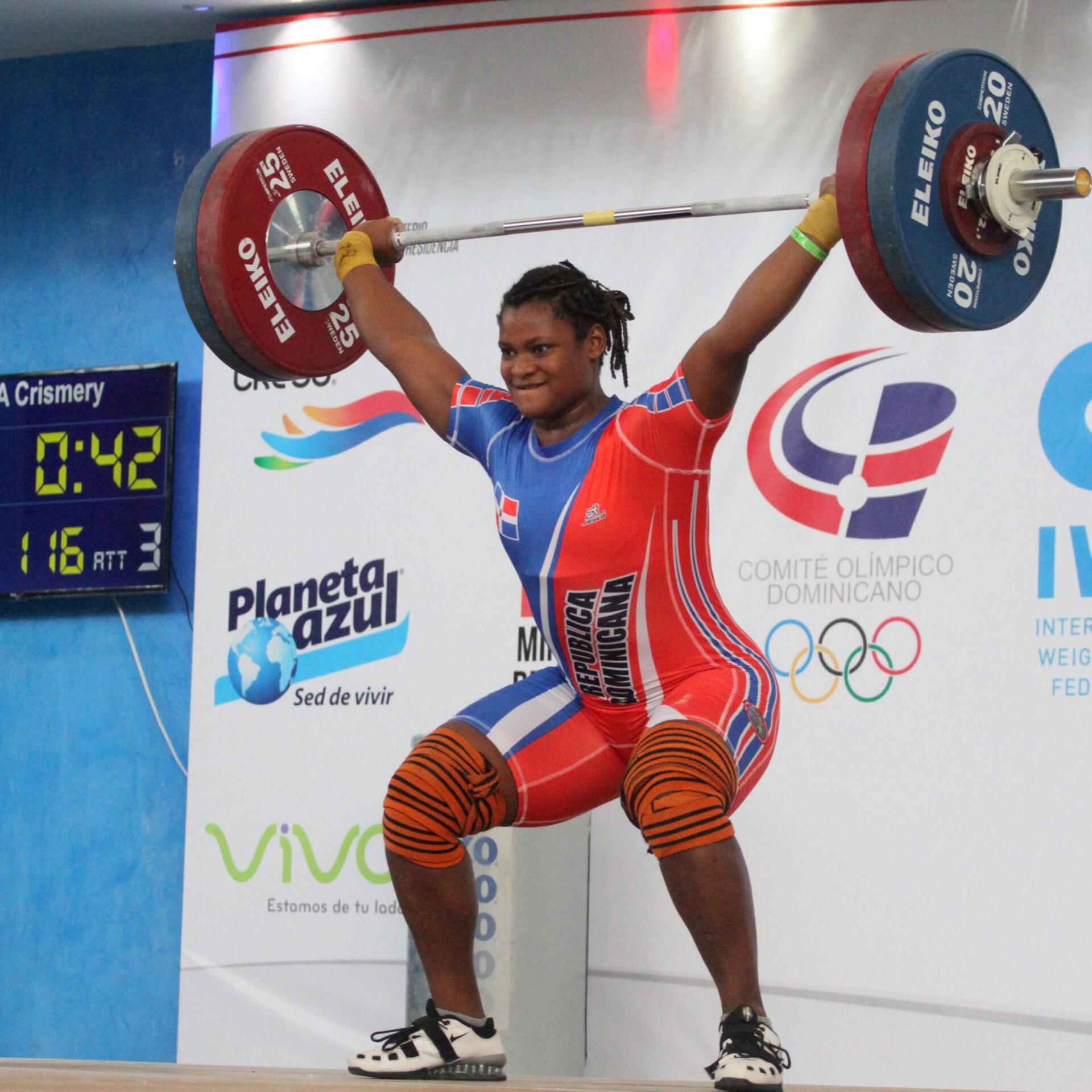 Panamericanos 2023: Crismery Santana gana el bronce en pesas