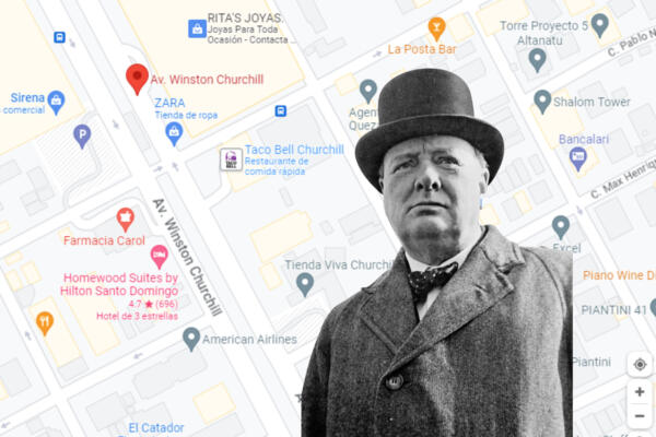 Nombres de calles dominicanas: ¿Quién fue Winston Churchill?
