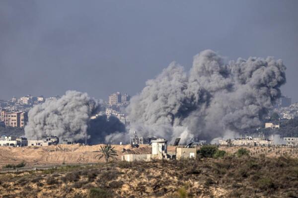 Escena de bombardeo entre Israel y Gaza. Foto: fuente externa.
