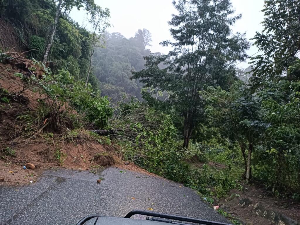 Carretera hacia Los Cacaos, San Cristóbal. Foto: fuente externa