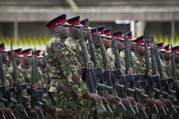 Tropas de la Policía de Kenia. Foto: fuente externa.