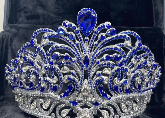 Así lucirá la nueva corona  en el certamen de belleza Miss Universo 2023. Foto: Fuente externa 
