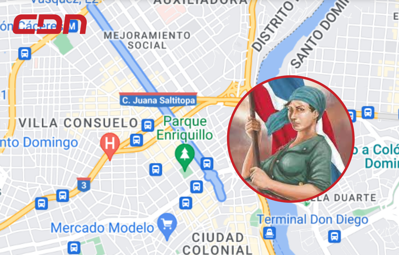 Orígenes de calles dominicanas: En honor a Juana Saltitopa “La Coronela”