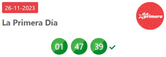 Resultados Loterías Dominicanas Domingo 26 De Noviembre 2023