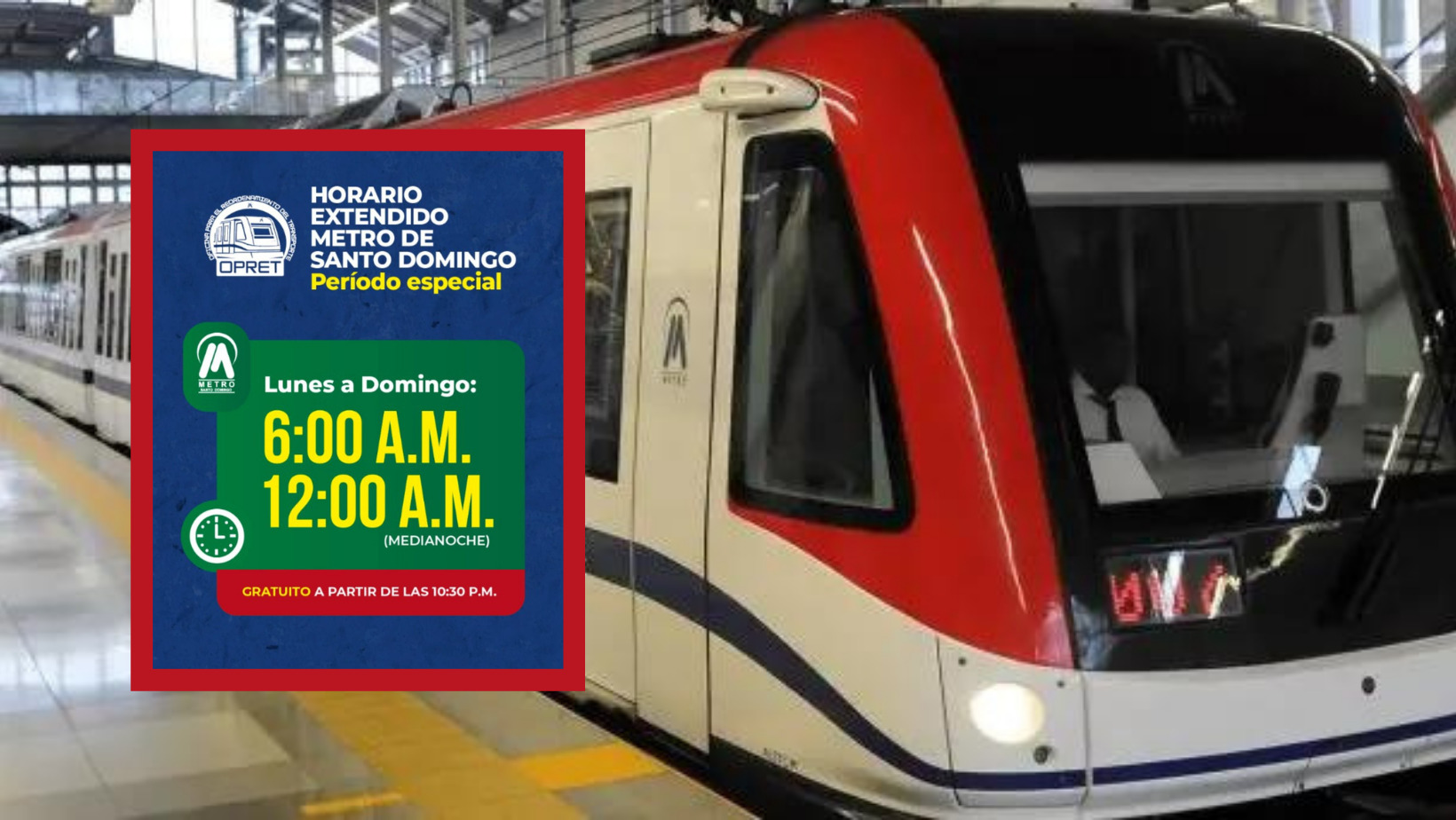 Metro de Santo Domingo. Foto: fuente externa.