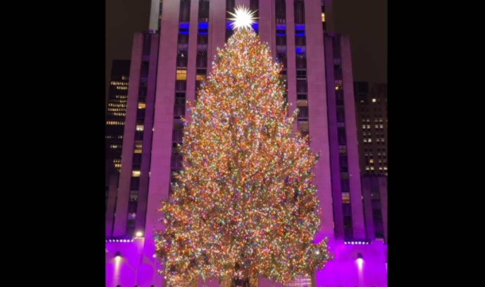 VIDEO: Nueva York se ilumina con el árbol de navidad del Rockefeller Center