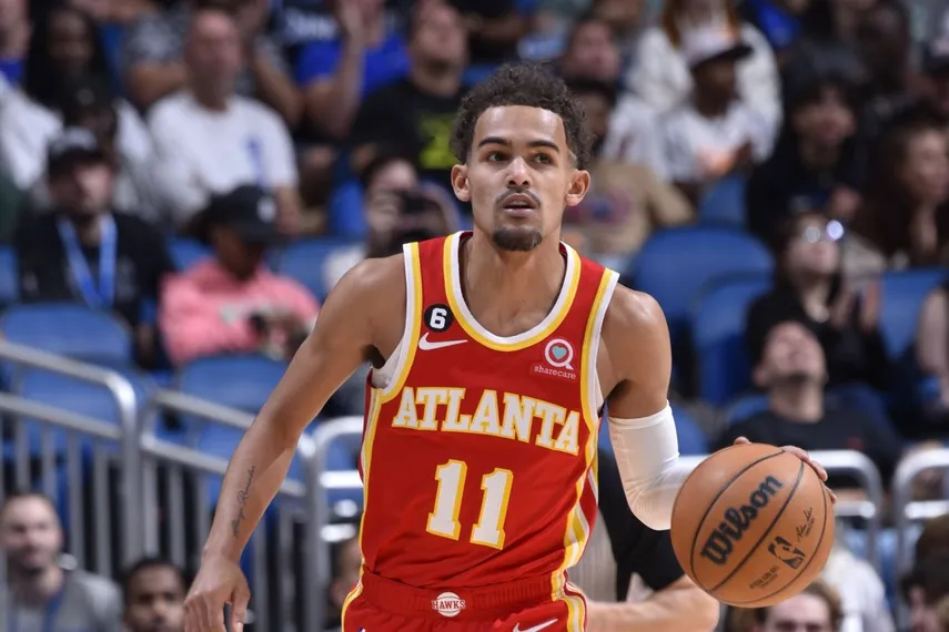 Baloncestista Trae Young.