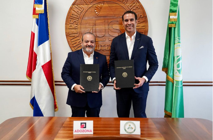 UTESA y ADOZONA firman acuerdo que abre oportunidades para los dominicanos. (CDN digital).