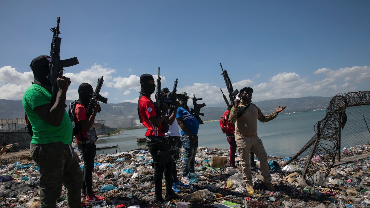 Bandas armadas de Haití. FOTO: Fuente externa.