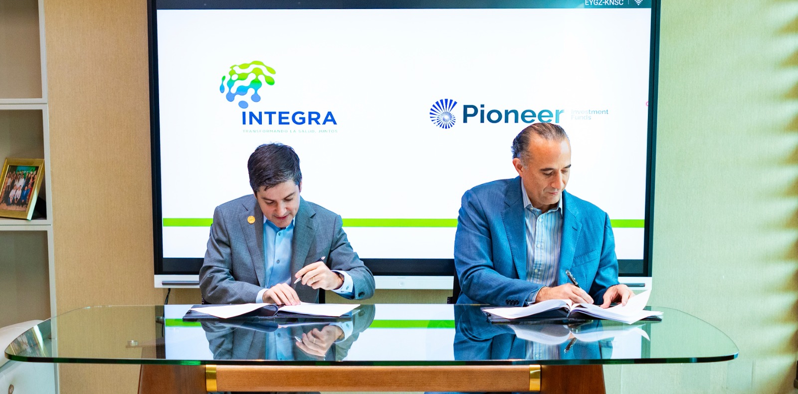 Integra y Pioneer firman acuerdo de colaboración. (Foto: Fuente Externa)