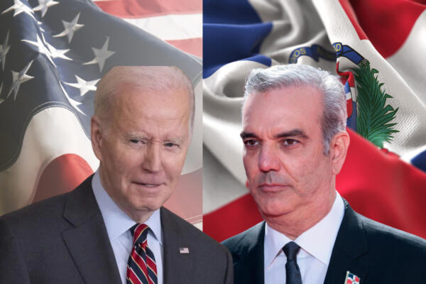 El presidente de los Estados Unidos Joe Biden y el presidente de la República Dominicana, Luis Abinader.