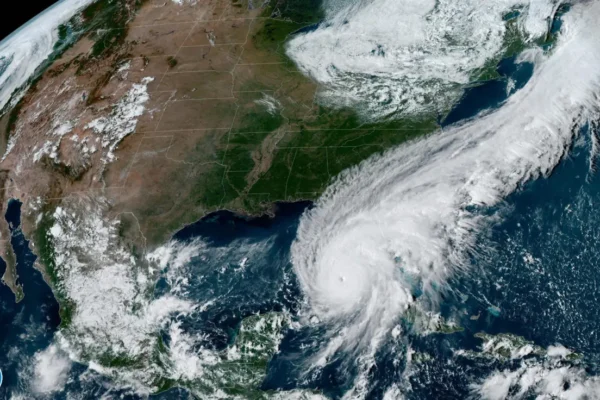 Ciclón en el Atlántico. / Fuente externa.