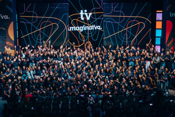 Equipo Imaginativa TV 2023, día de apertura. Foto: fuente externa.