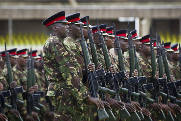 Militares de Kenia. / Fuente externa.