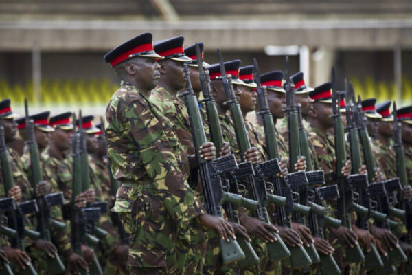 Policías de Kenia. FOTO: Fuente externa 