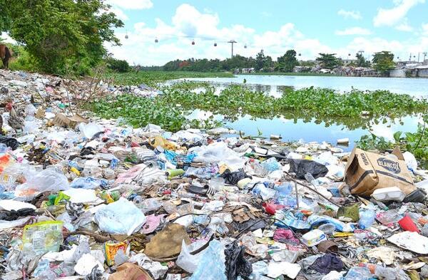 Contaminación del río Ozama. Foto: Fuente externa