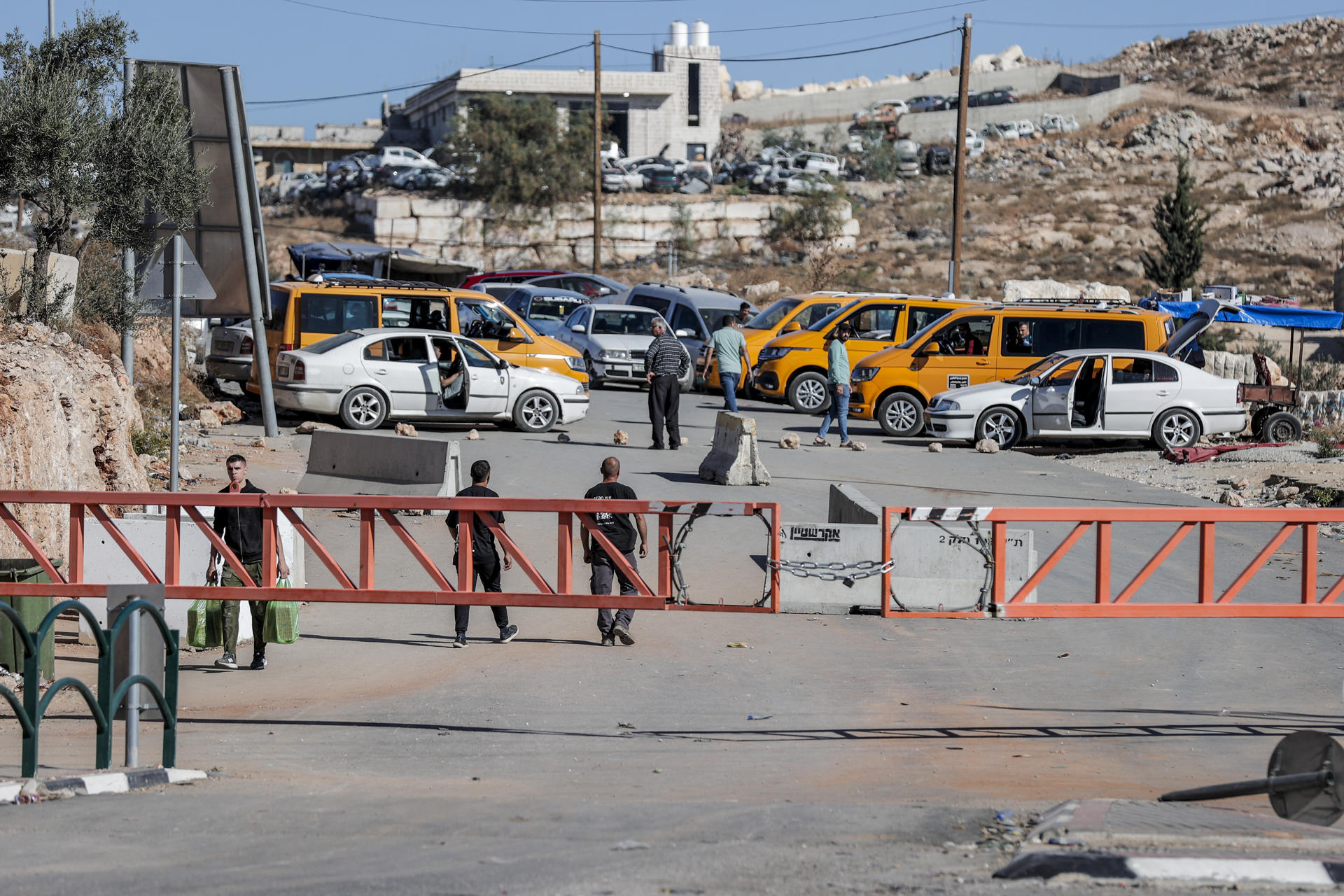Puesto de control militar en Cisjordania. Foto: fuente externa.