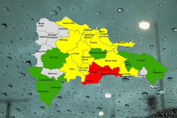 Collage mapa de provincias en alerta. (Foto: CDN digital) 