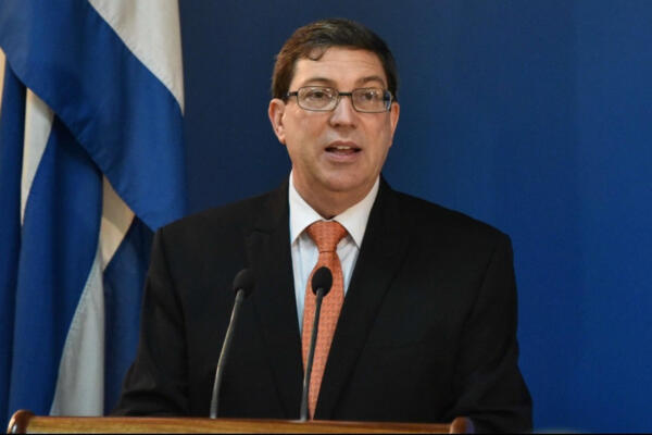 Bruno Rodríguez, ministro de Relaciones Exteriores de Cuba. FOTO: Fuente externa