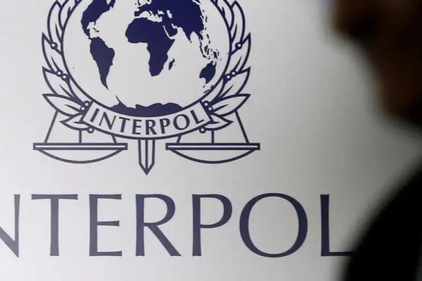Logo de la Interpol, con sede en Lyon, Francia. Foto: fuente externa.