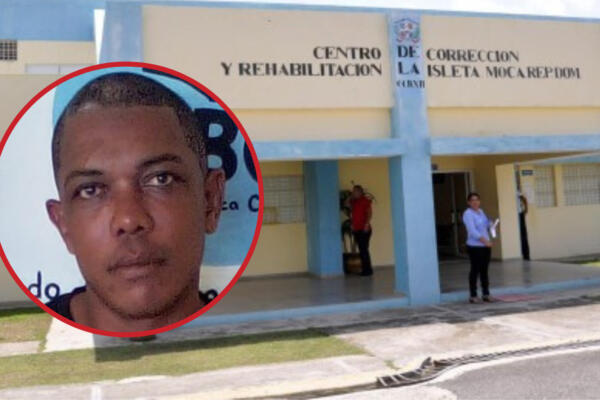 Robin Daniel Peralta recluso ultimado en La Isleta de Moca. (Foto: Fuente interna) 
