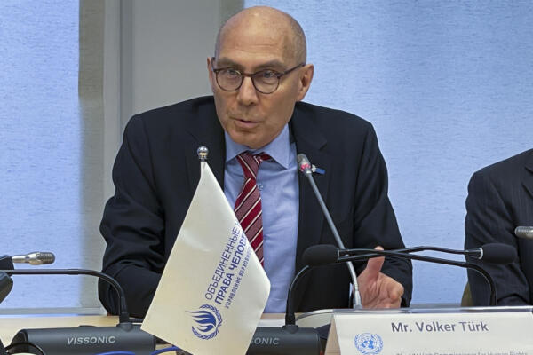 Alto comisionado de la ONU para los derechos humanos, el austríaco Volker Türk. Foto: fuente externa.