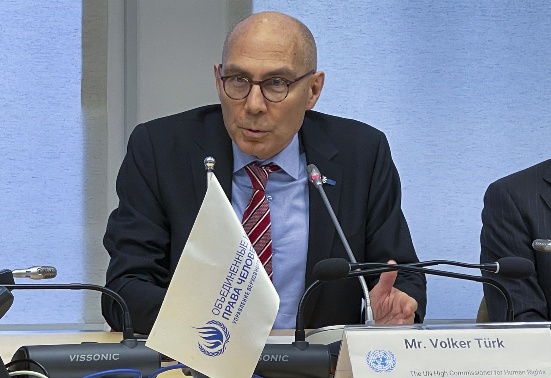 Alto comisionado de la ONU para los derechos humanos, el austríaco Volker Türk. Foto: fuente externa.