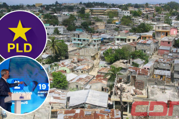 Collage PLD reducción de la pobreza en RD. (Foto: CDN digital) 