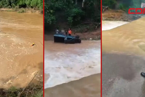 Martín de la Cruz Chalas, de 53 años, intentó desafiar las crecidas aguas a bordo de una camioneta que resultó arrastrada (Foto: CDN Digital)