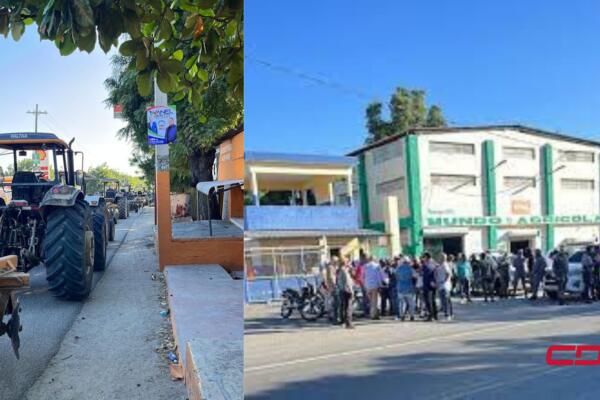 Tractoristas en Azua reclaman pago del Gobierno FOTO (fuente externa)