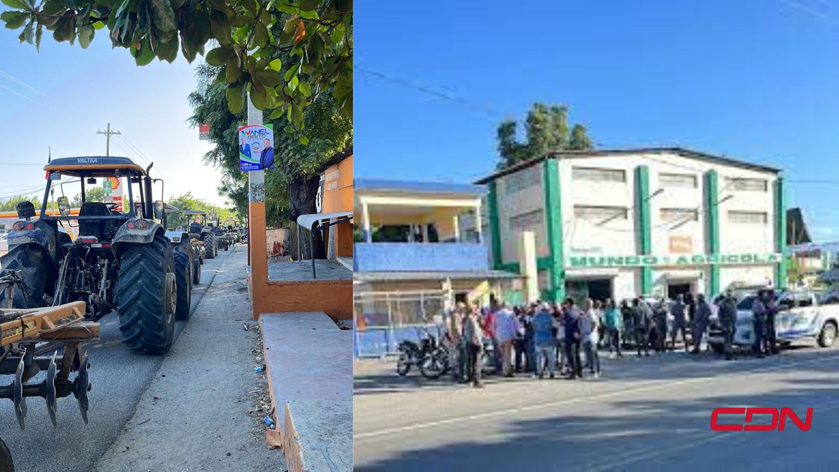 Tractoristas en Azua reclaman pago del Gobierno FOTO (fuente externa)