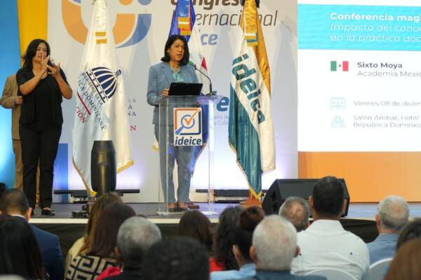 Director del Instituto Dominicano de Evaluación e Investigación de la Calidad Educativa,  Carmen Caraballo. Foto: Fuente Externa
