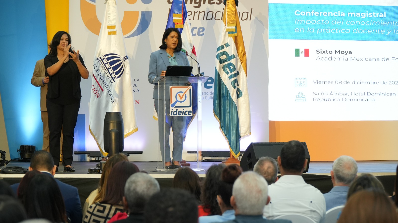 Instituto Dominicano de Evaluación e Investigación de la Calidad Educativa (Ideice), Carmen Caraballo