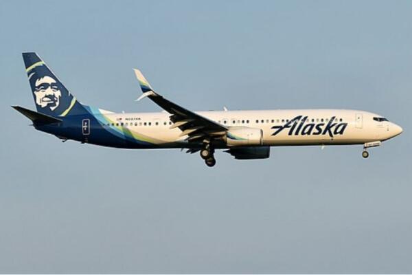 Vuelo de Alaska Airlines perdió parte de su fuselaje. Fuente: externa.