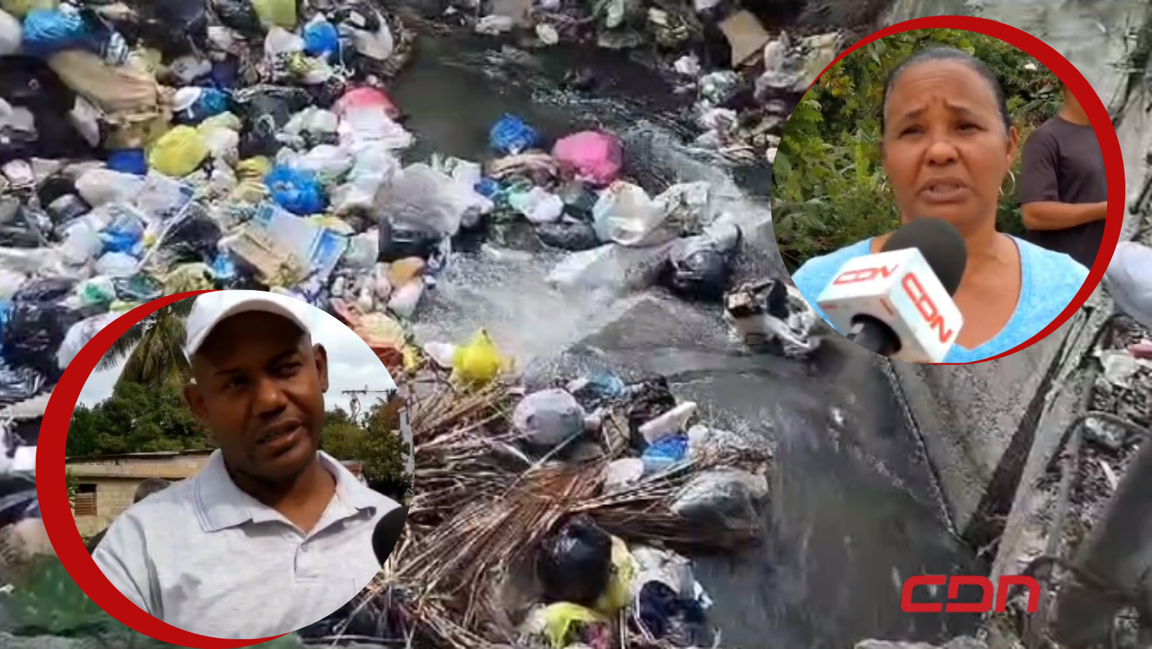 Moradores de Los Alcarrizos piden saneamiento de cañada