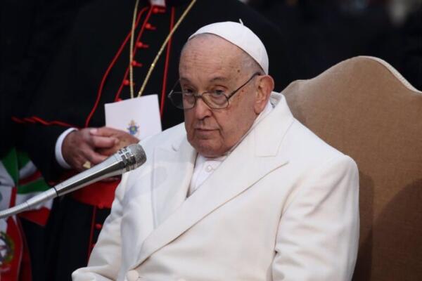El papa Francisco durante su acostumbrado discurso en el Vaticano. Foto: fuente externa.