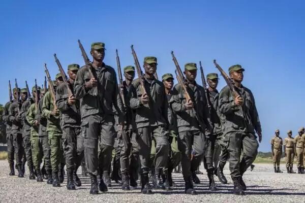 Las Fuerzas Armadas de Haití. Foto: fuente externa.