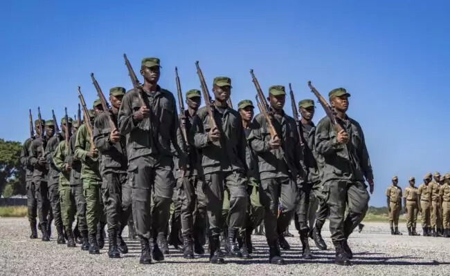 Las Fuerzas Armadas de Haití. Foto: fuente externa.