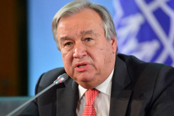 António Guterres, secretario general de las Naciones Unidas. Foto: Fuente externa
