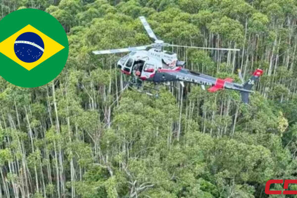 Helicóptero desaparecido, Brasil. Foto: CDN Digital 