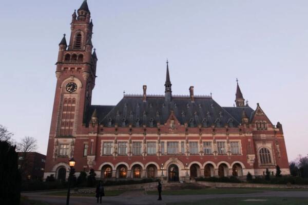 Vista general de la Corte Internacional de Justicia (CIJ) de La Haya (Países Bajos) el 11 de enero de 2024. Foto: fuente externa.